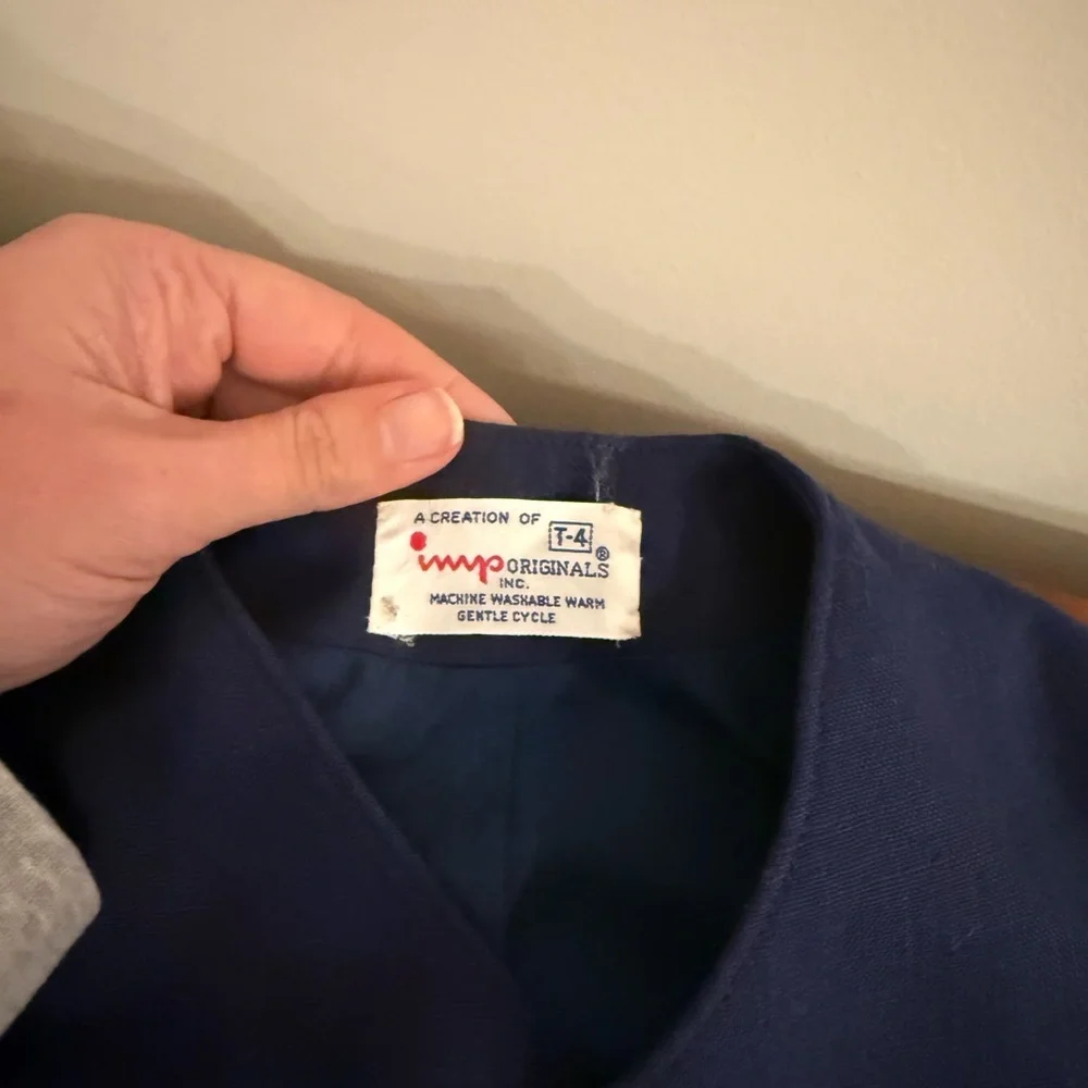 Kids Navy Blue Blazer- true vintage